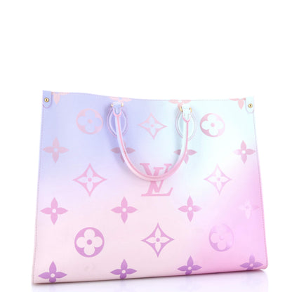 Louis Vuitton OnTheGo Tote Spring in the City Monogram Giant Canvas GM