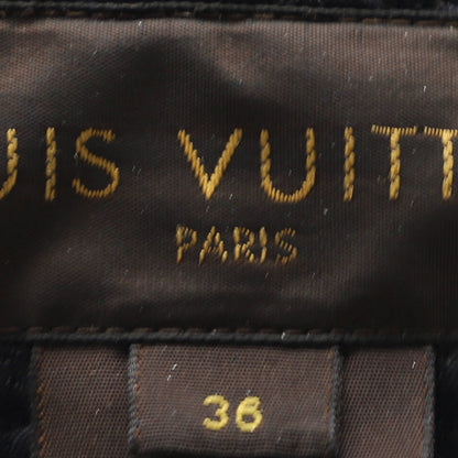 Louis Vuitton Women's Two Pocket Zip Jacket Leather with Fur