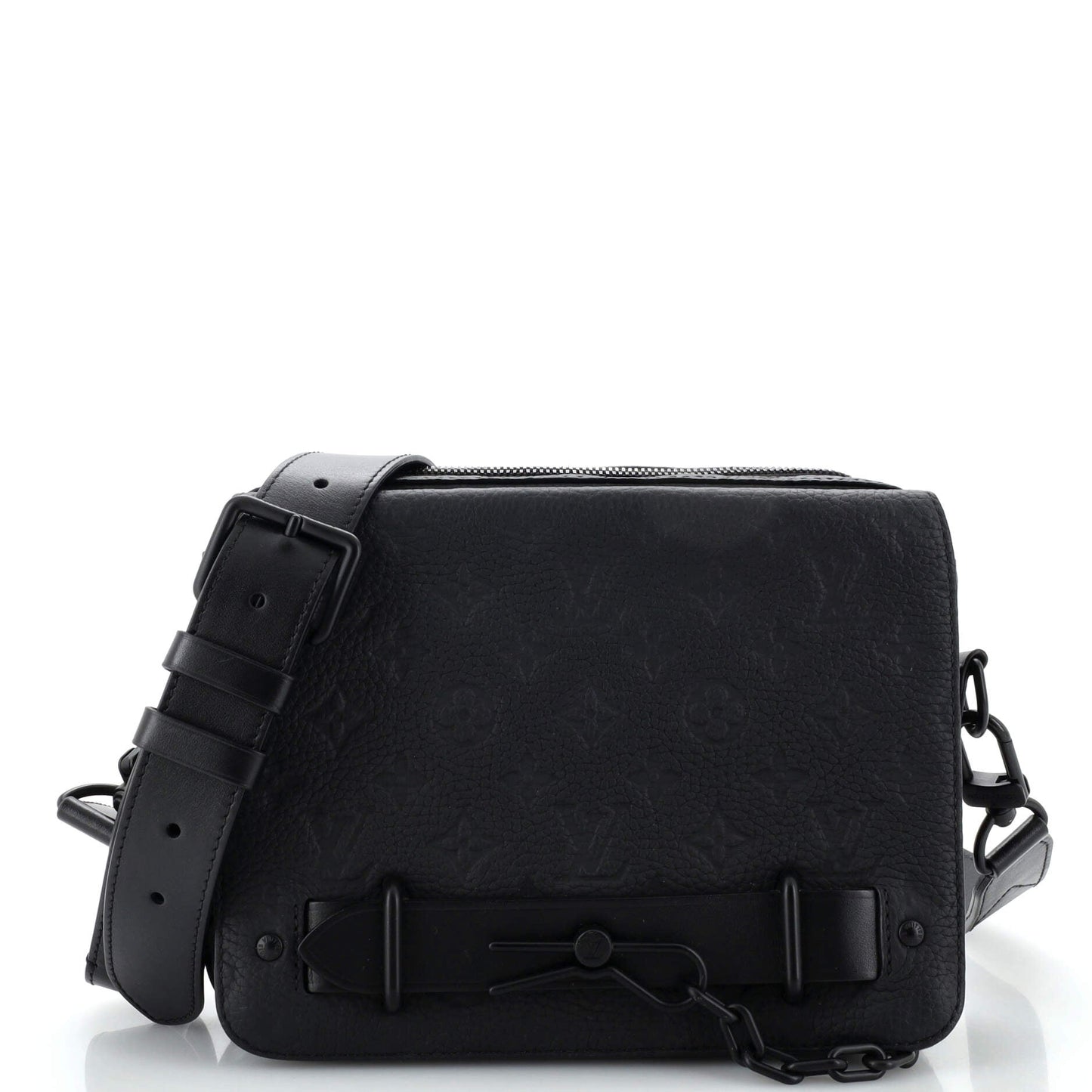 Louis Vuitton Steamer Messenger Bag Monogram Taurillon Leather