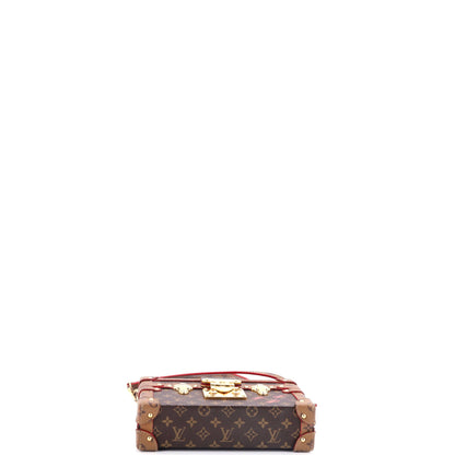 Louis Vuitton Petite Malle Handbag Reverse Monogram Canvas