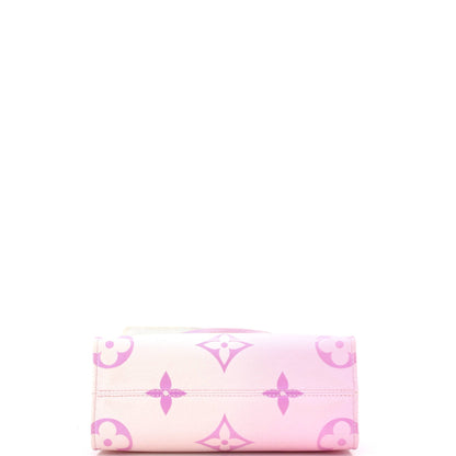 Louis Vuitton OnTheGo Tote Spring in the City Monogram Giant Canvas PM