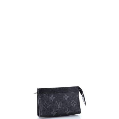 Louis Vuitton Voyage Key Pouch Monogram Eclipse Canvas