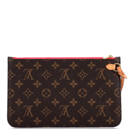 Louis Vuitton Neverfull Pochette Monogram Canvas Large