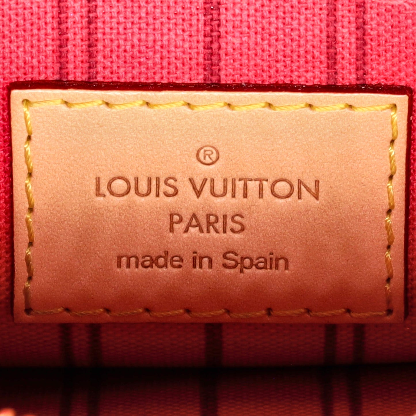 Louis Vuitton Neverfull Pochette Monogram Canvas Large