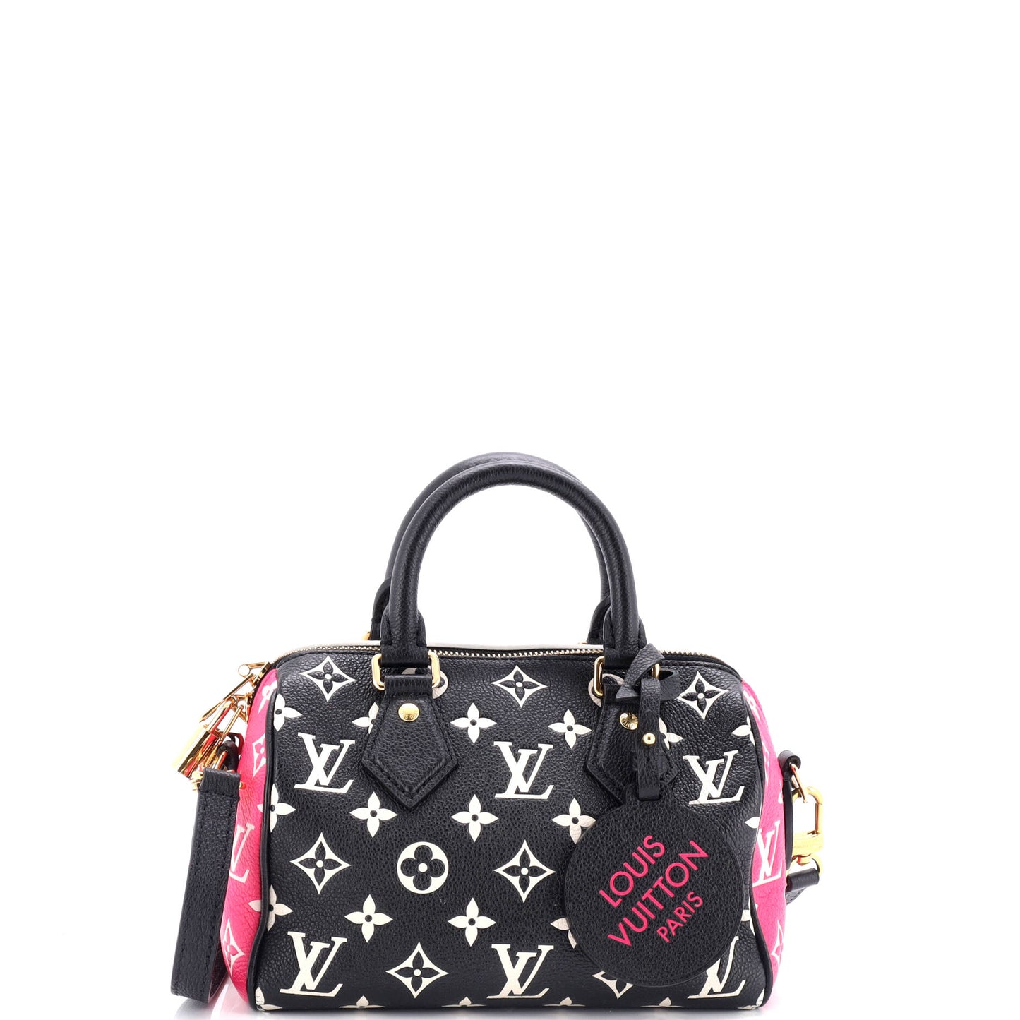 Louis Vuitton Speedy Bandouliere Bag Spring in the City Monogram Empreinte Leather 20