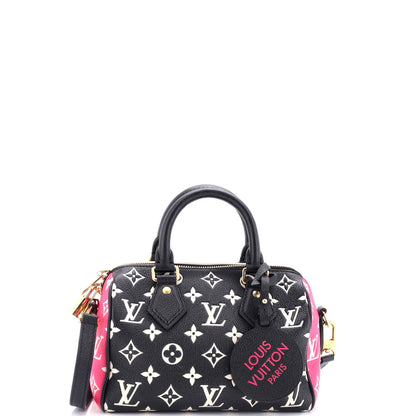 Louis Vuitton Speedy Bandouliere Bag Spring in the City Monogram Empreinte Leather 20
