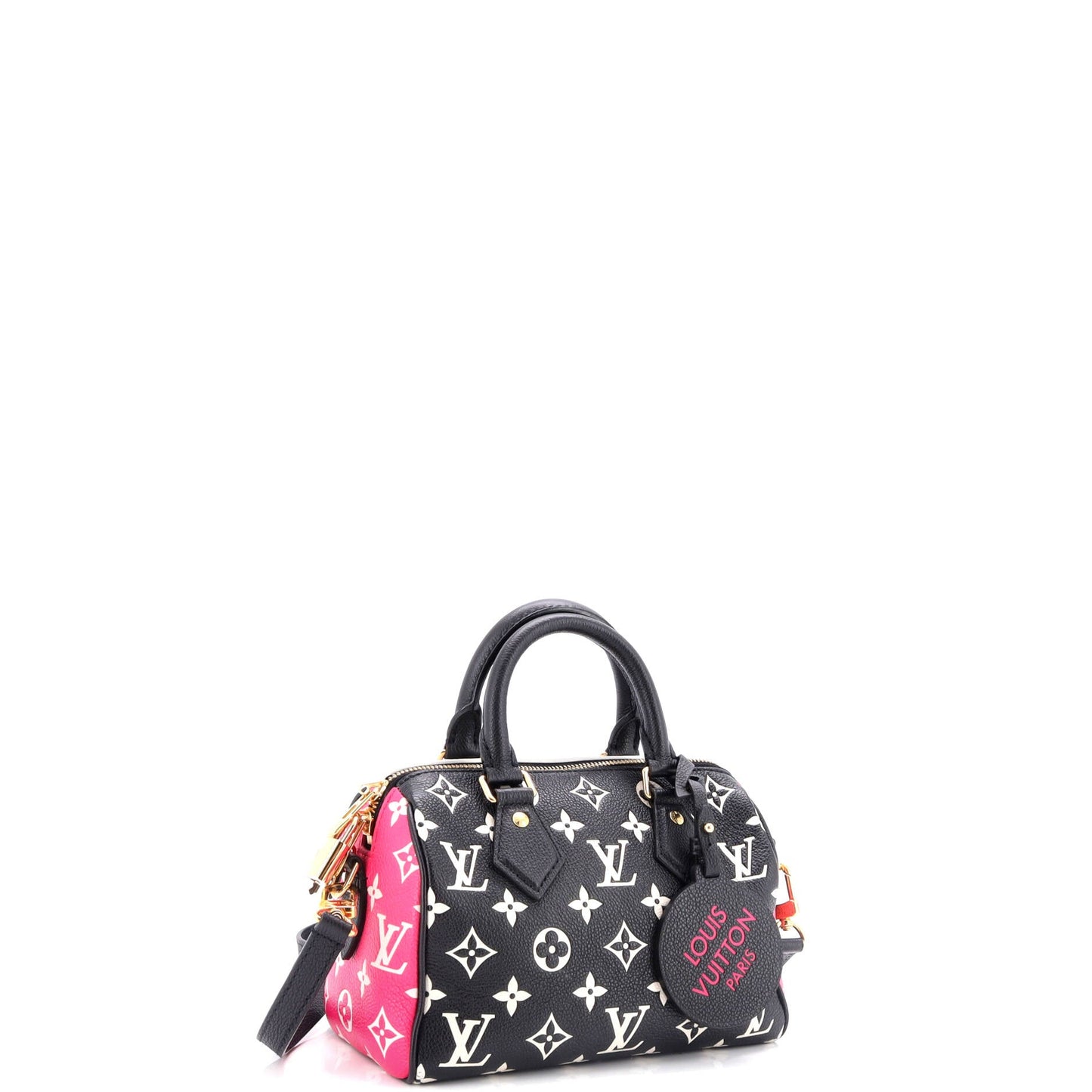 Louis Vuitton Speedy Bandouliere Bag Spring in the City Monogram Empreinte Leather 20