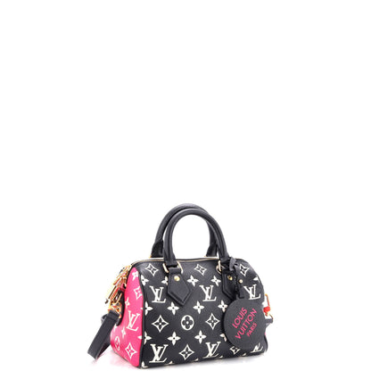 Louis Vuitton Speedy Bandouliere Bag Spring in the City Monogram Empreinte Leather 20