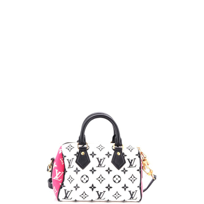 Louis Vuitton Speedy Bandouliere Bag Spring in the City Monogram Empreinte Leather 20