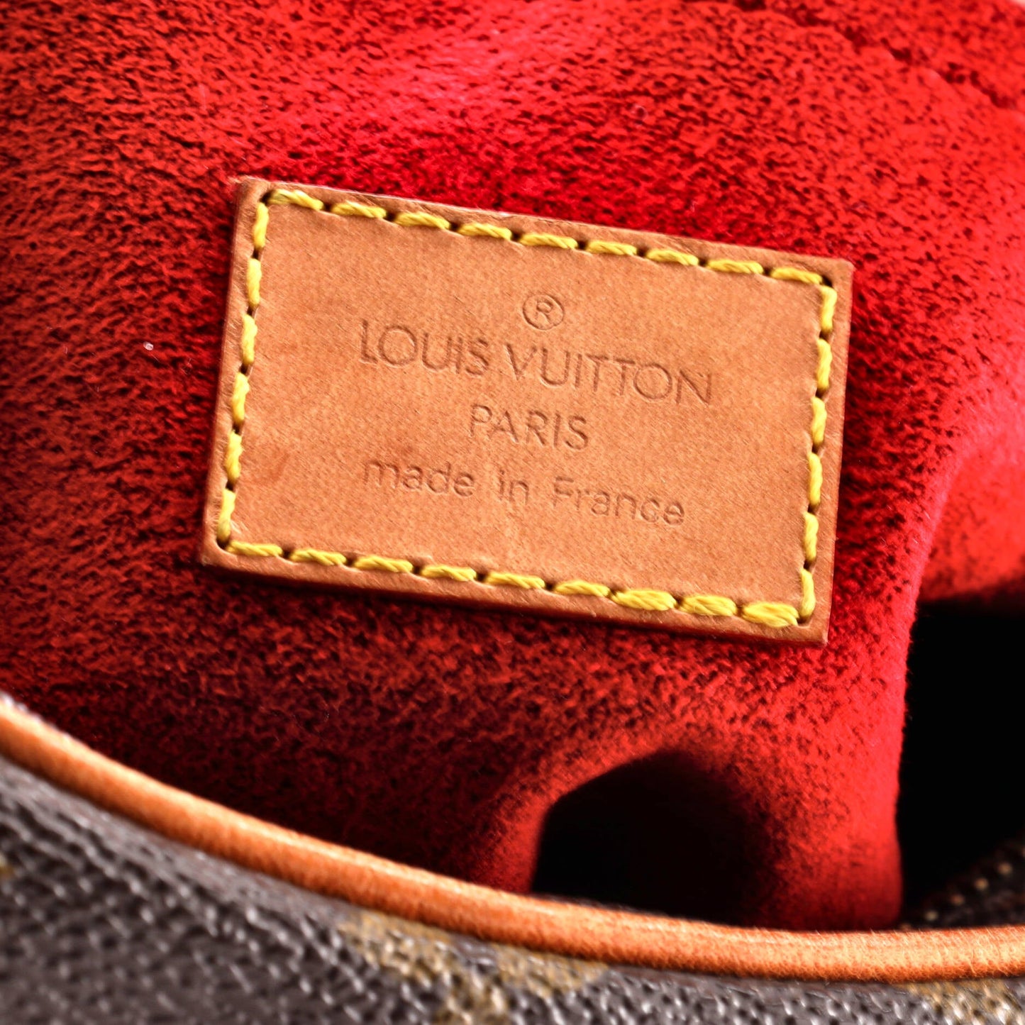 Louis Vuitton Croissant Handbag Monogram Canvas MM