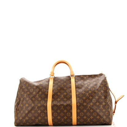 Louis Vuitton Keepall Bandouliere Bag Monogram Canvas 60