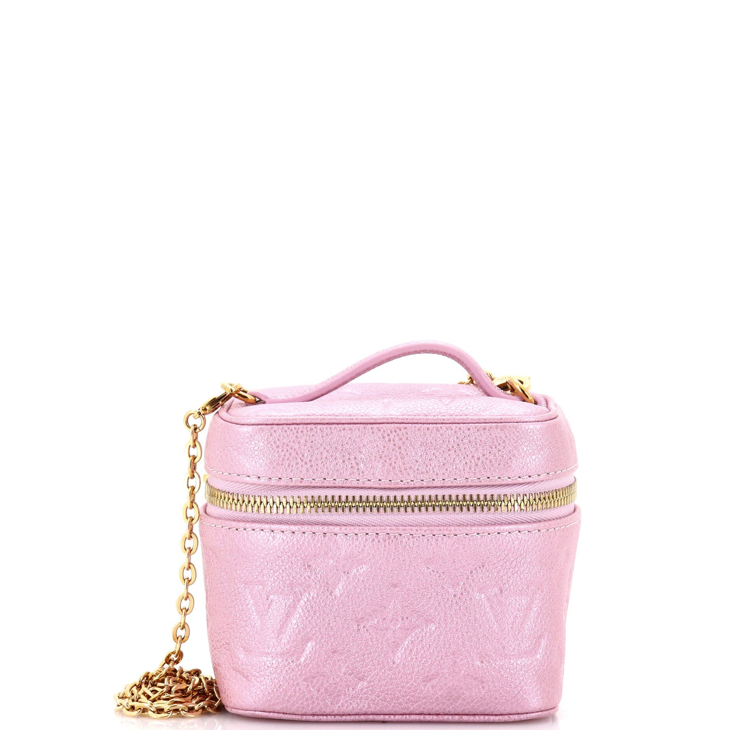 Louis Vuitton Vanity Handbag Empreinte Leather Micro