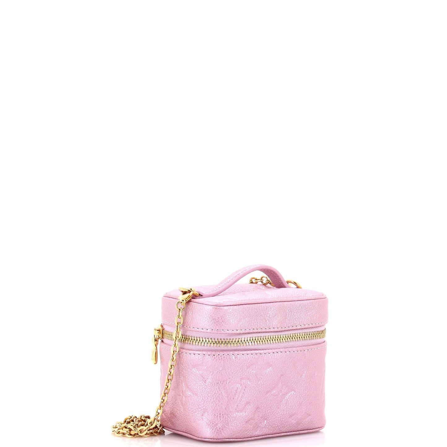 Louis Vuitton Vanity Handbag Empreinte Leather Micro