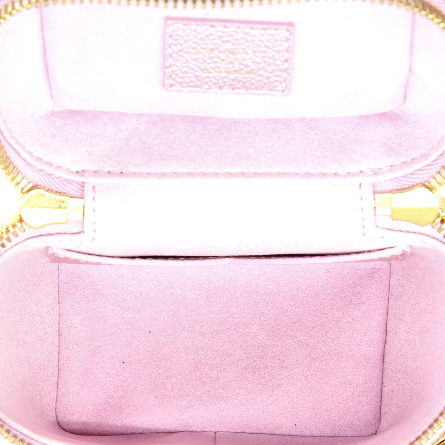 Louis Vuitton Vanity Handbag Empreinte Leather Micro