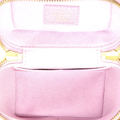 Louis Vuitton Vanity Handbag Empreinte Leather Micro