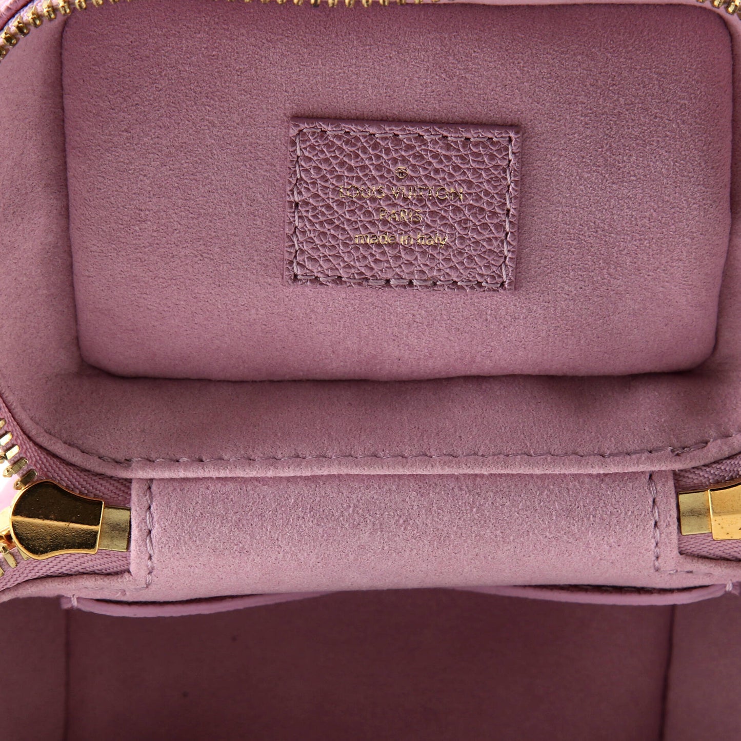 Louis Vuitton Vanity Handbag Empreinte Leather Micro