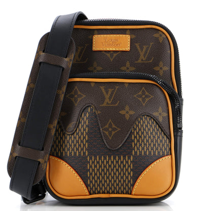 Louis Vuitton Nigo Amazone Sling Bag Limited Edition Giant Damier and Monogram Canvas
