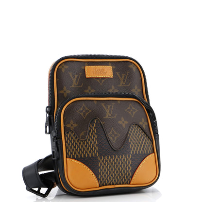 Louis Vuitton Nigo Amazone Sling Bag Limited Edition Giant Damier and Monogram Canvas