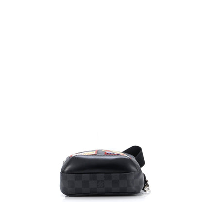 Louis Vuitton Avenue Sling Bag Alps Patches Damier Graphite