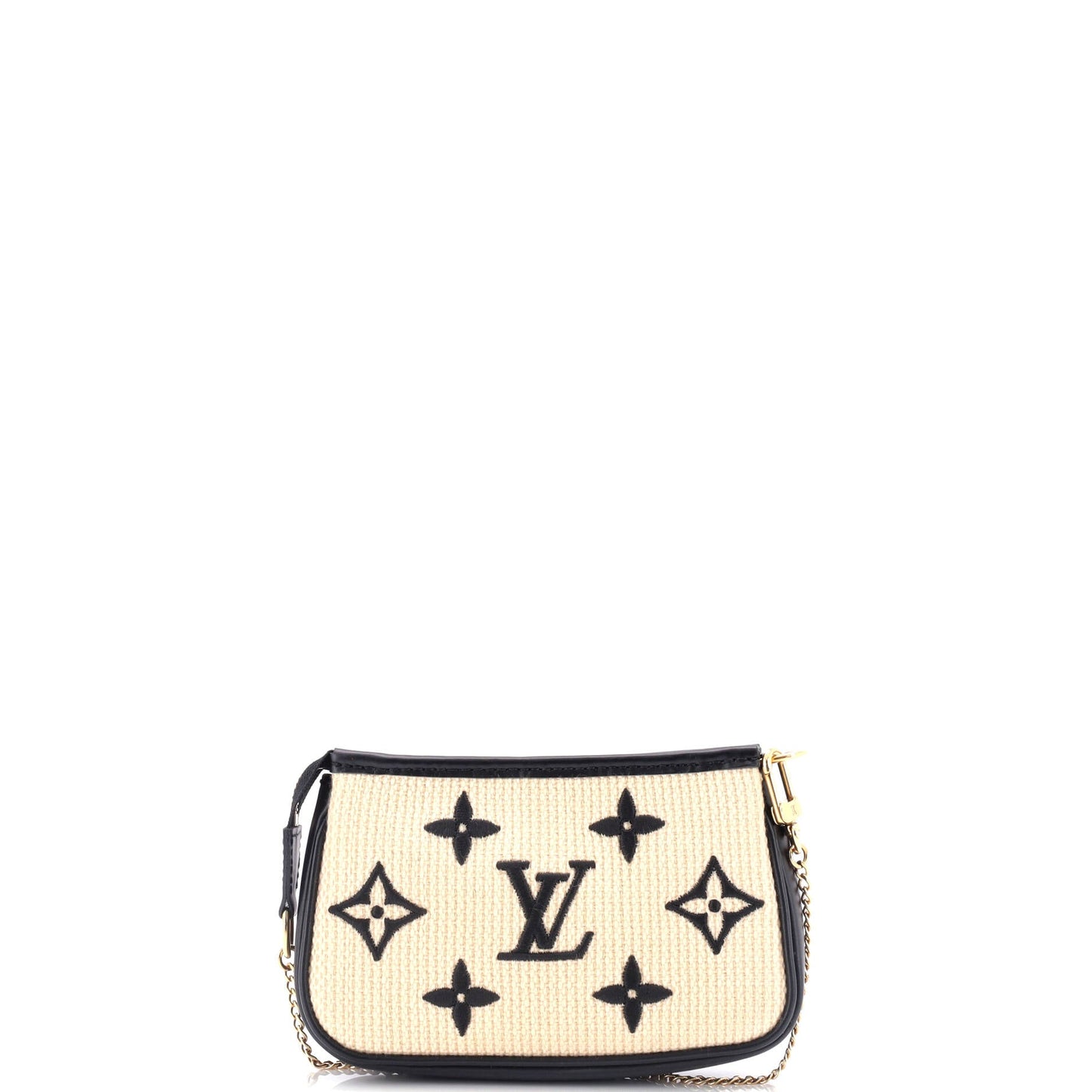 Louis Vuitton Pochette Accessoires Monogram Giant Embroidered Cotton Mini