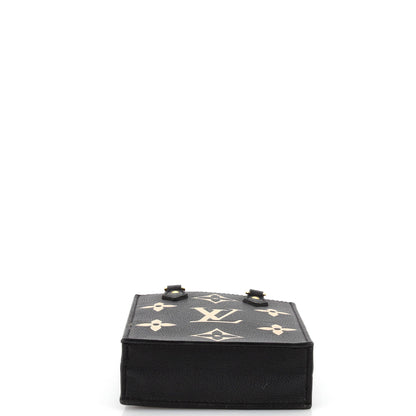 Louis Vuitton Petit Sac Plat Bag Bicolor Monogram Empreinte Giant