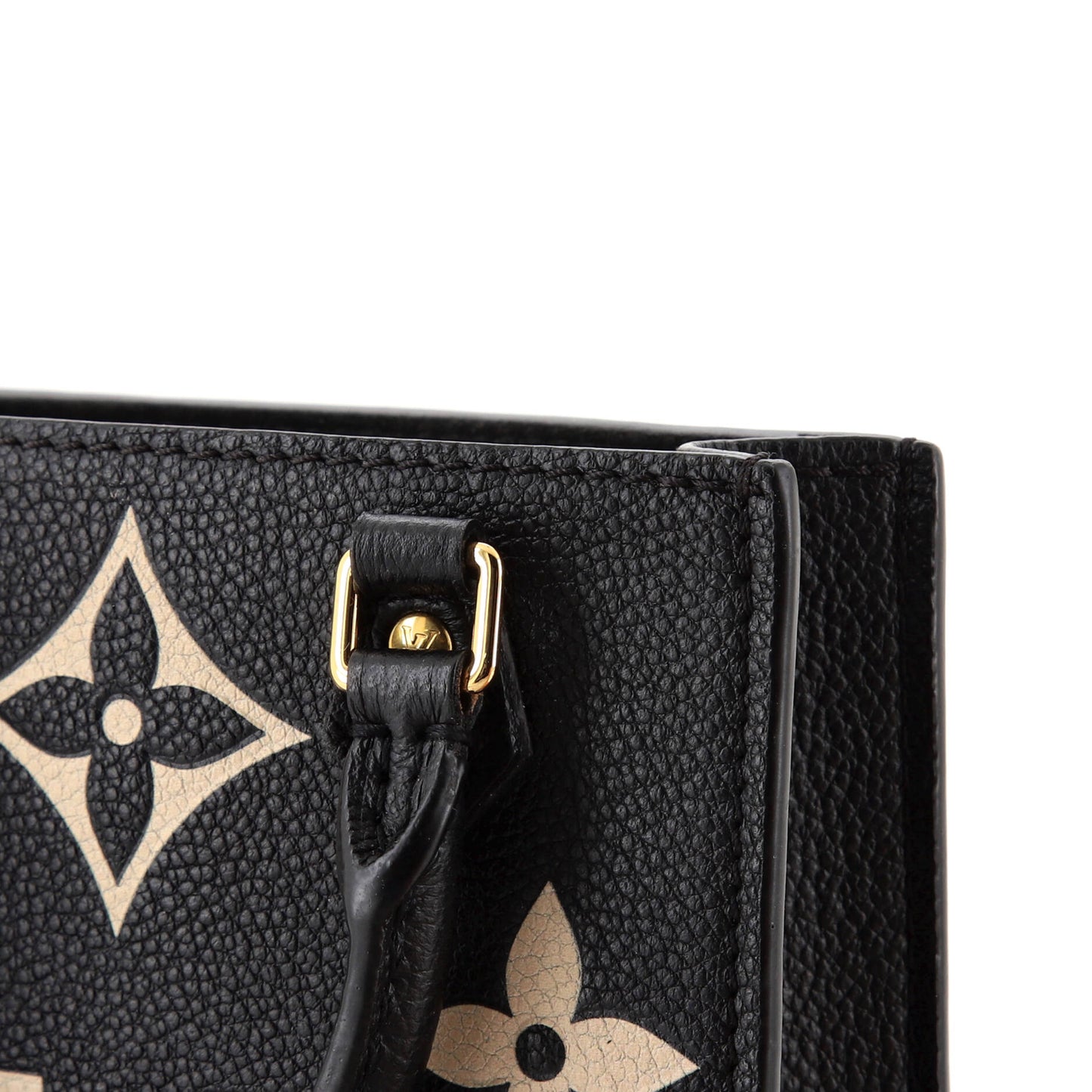 Louis Vuitton Petit Sac Plat Bag Bicolor Monogram Empreinte Giant
