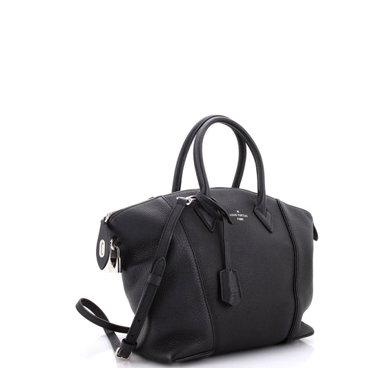 Louis Vuitton Soft Lockit Handbag Leather PM