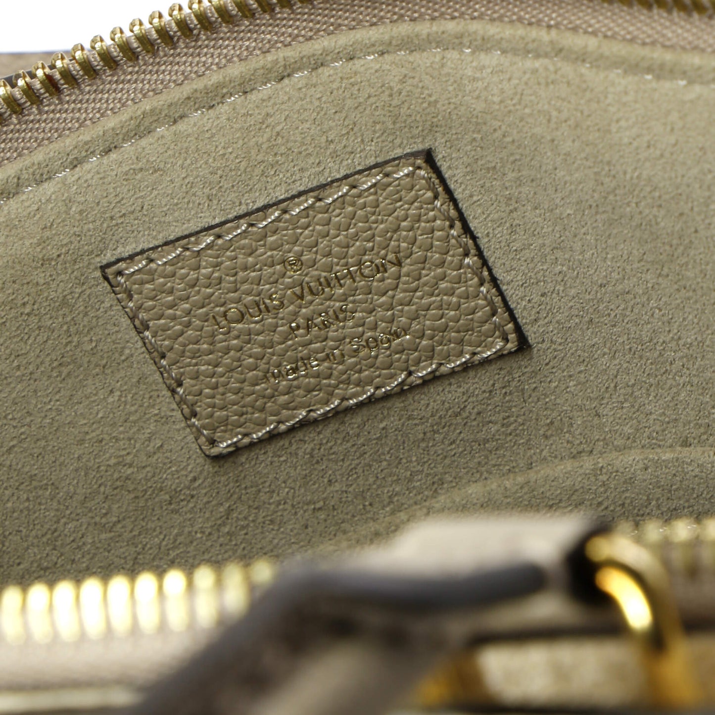 Louis Vuitton Petit Palais Handbag Bicolor Monogram Empreinte Giant