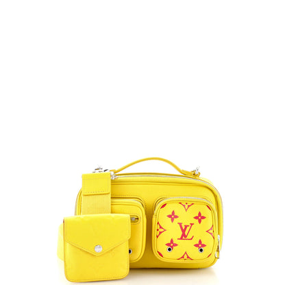 Louis Vuitton Utility Crossbody Bag Calfskin with Embossed Monogram Detail