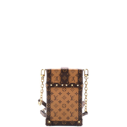 Louis Vuitton Vertical Trunk Pochette Reverse Monogram Canvas