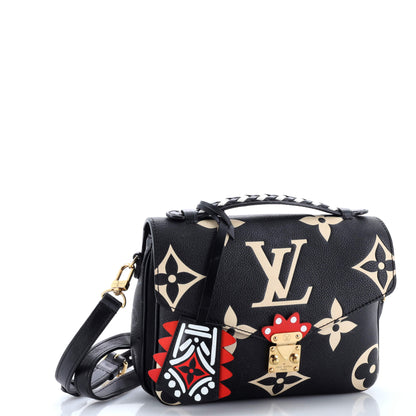 Louis Vuitton Pochette Metis Limited Edition Crafty Monogram Empreinte Giant