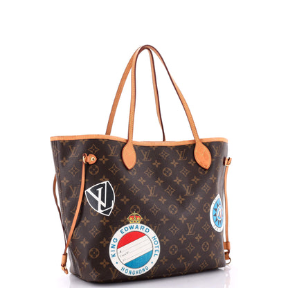 Louis Vuitton Neverfull NM Tote My World Tour Monogram Canvas MM