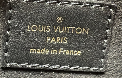 Louis Vuitton On My Side Tote Leather with Monogram Canvas PM