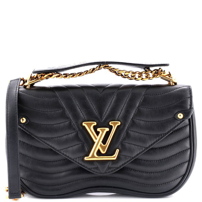 Louis Vuitton New Wave Chain Bag Quilted Leather MM