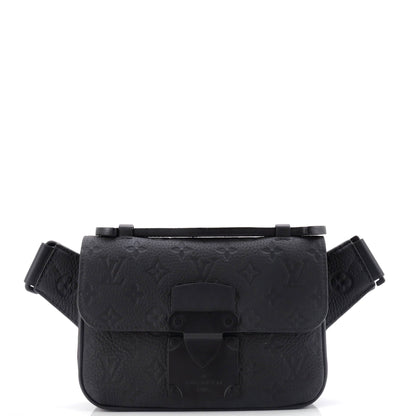 Louis Vuitton S Lock Sling Bag Monogram Taurillon Leather