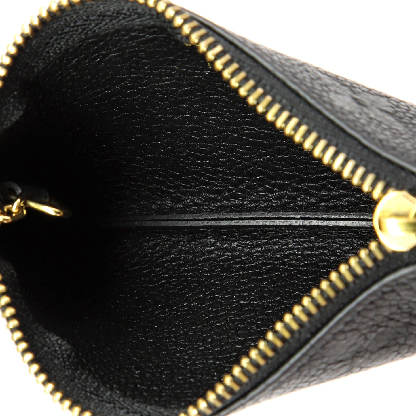 Louis Vuitton Zip Key Pouch Monogram Empreinte Leather