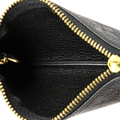 Louis Vuitton Zip Key Pouch Monogram Empreinte Leather