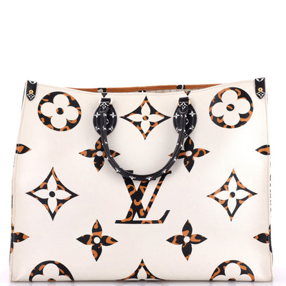 Louis Vuitton OnTheGo Tote Limited Edition Jungle Monogram Giant GM