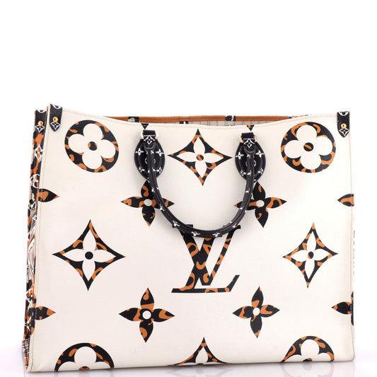 Louis Vuitton OnTheGo Tote Limited Edition Jungle Monogram Giant GM