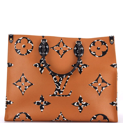 Louis Vuitton OnTheGo Tote Limited Edition Jungle Monogram Giant GM