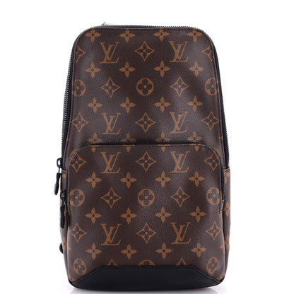 Louis Vuitton Avenue Sling Bag Macassar Monogram Canvas