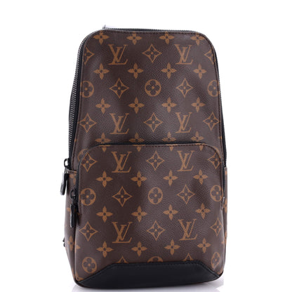 Louis Vuitton Avenue Sling Bag Macassar Monogram Canvas