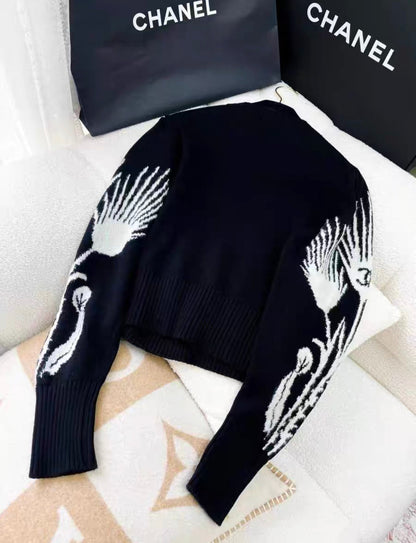 CHANEL 21A CASHMERE/ SILK Sweater size 34
