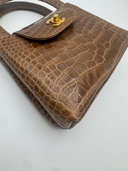 Chanel Vintage Crocodile Kelly Top Handle bag