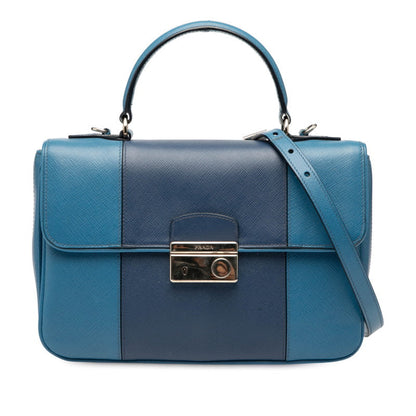 Prada B2485C Saffiano Leather 2way Handbag