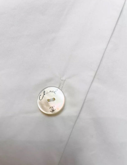 Chanel 22C White Flower shirt