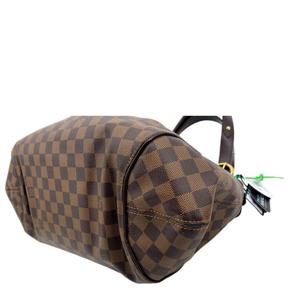 LOUIS VUITTON Sistina GM Damier Ebene Shoulder Bag Brown