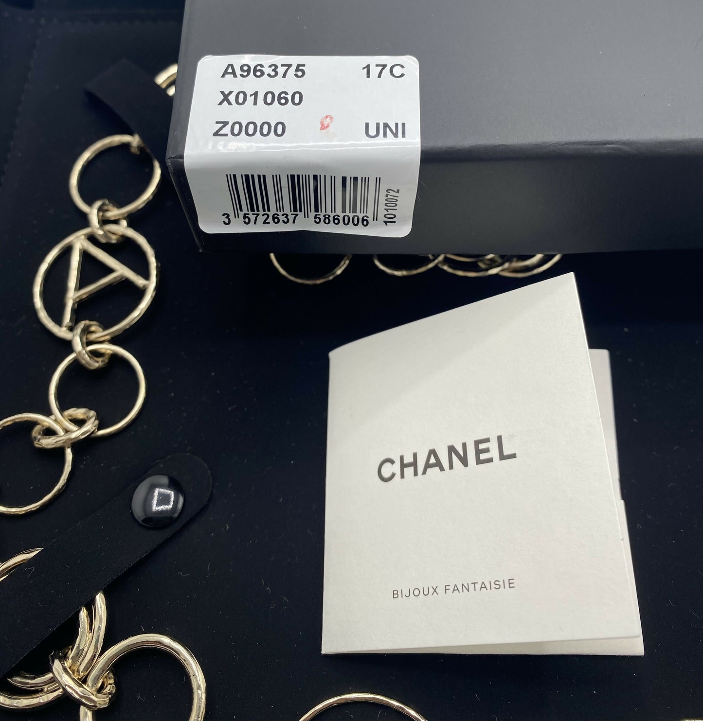 Chanel Letters 17C Paris-Cuba Runway Oversized Gold CC Necklace or Belt