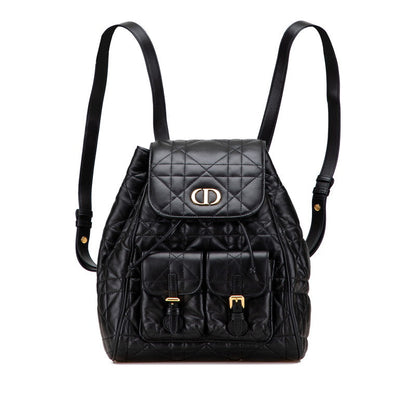 Dior Caro Macrocannage Leather Backpack