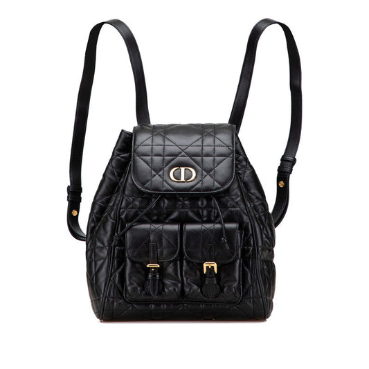 Dior Caro Macrocannage Leather Backpack
